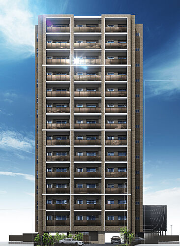 オーヴィジョン鴨池 外観完成予想図