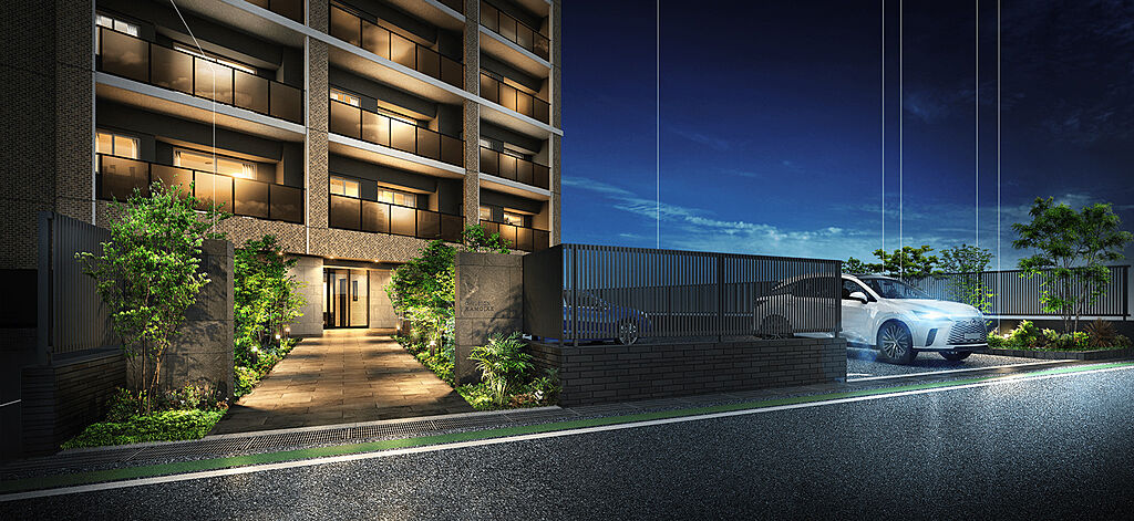 オーヴィジョン鴨池 エントランスアプローチ完成予想図