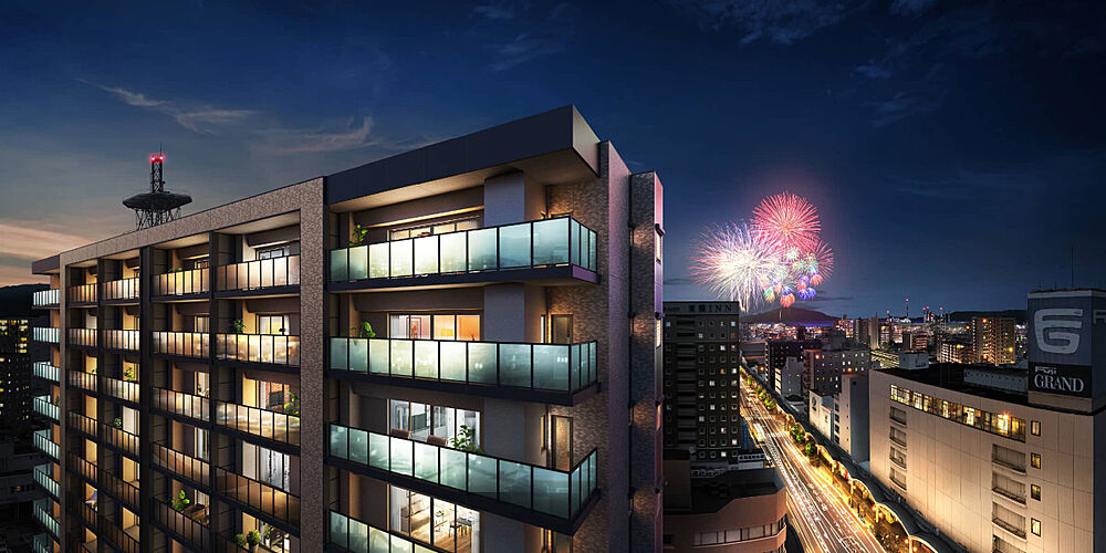 オーヴィジョン岩国麻里布 外観完成予想図