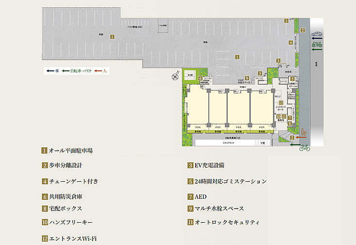 プレイズ菊川駅前 共用部
