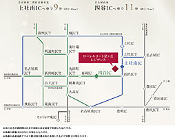 ローレルコート星ヶ丘レジデンス アクセス図