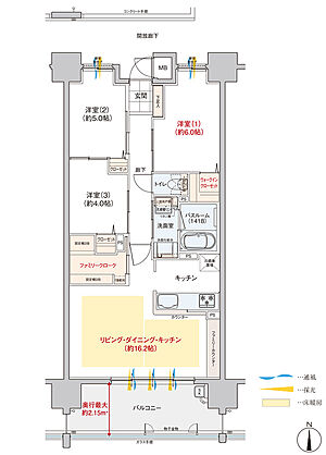 ヴェルディ東朝日町 間取り B