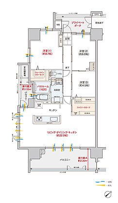 ヴェルディ・ザ・タワー呉 間取り F