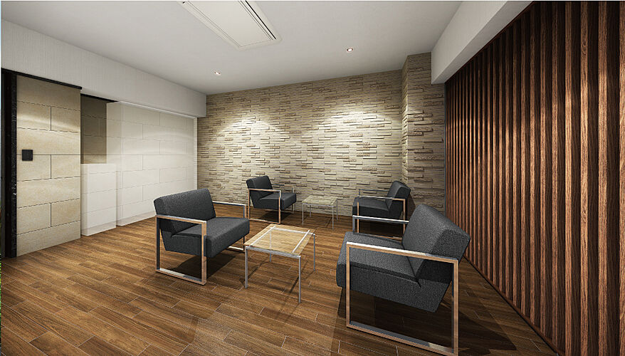 ヴェルディ沖野上［パークテラス］II ラウンジ完成予想図