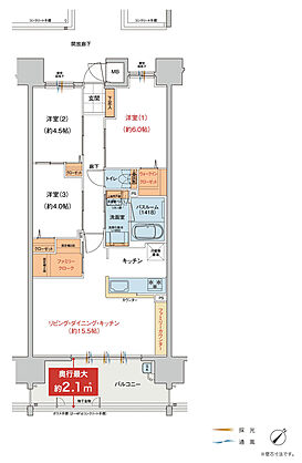 ヴェルディ・プロムナード［祇園］ 間取り E