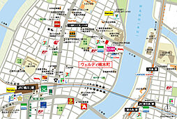 ヴェルディ楠木町 現地案内図