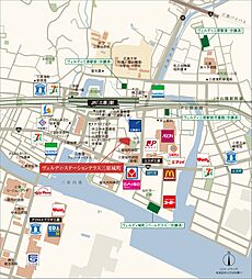 ヴェルディ・ステーションテラス三原城町 現地案内図