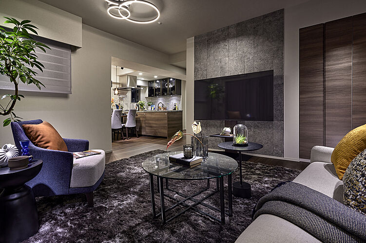 ファインレジデンス川越八幡通り リビング・ダイニング(Etype1001号室)