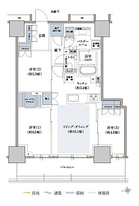 ザ・ファインタワー八王子 間取り 72I1