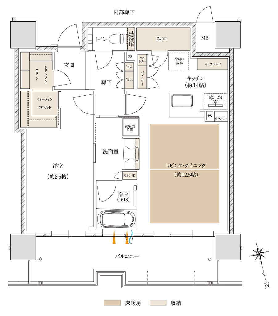 ザ・ファインタワー名古屋今池 間取り NP