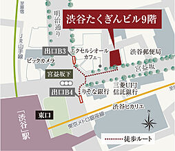 イノバス大井町 モデルルーム案内図