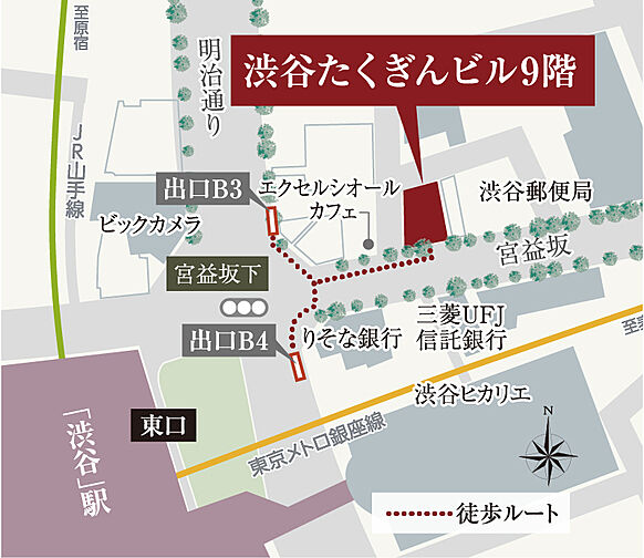 イノバス大井町 モデルルーム案内図