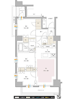 イノバス新横浜 間取り A1