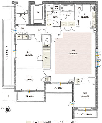 イノバス代々木 間取り Hr