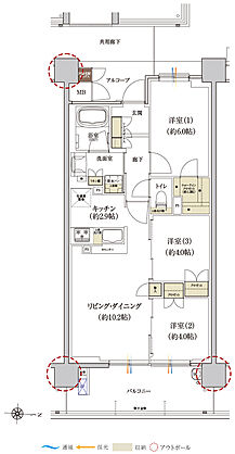 グランカサーレ京都西京極 間取り B