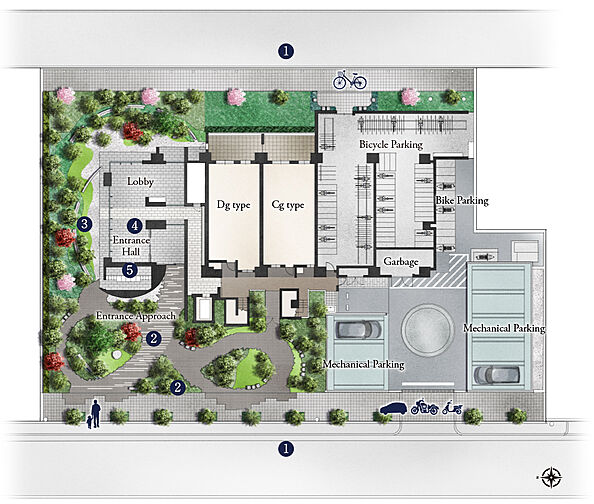 カサーレ上新庄ブライトマークス 共用部