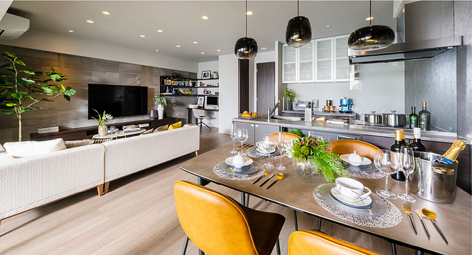 エンクレストガーデン福岡 リビング&ダイニング