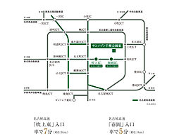 サンメゾン千種公園東 アクセス図