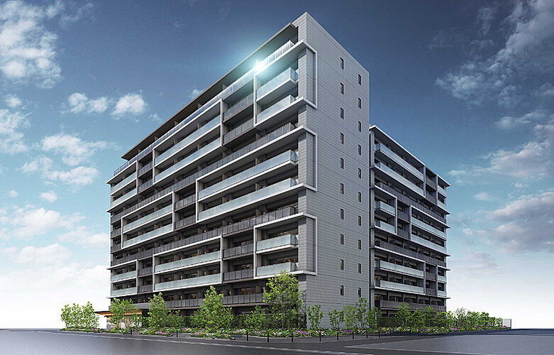 シーンズ関目高殿スクエアガーデン 外観完成予想CG