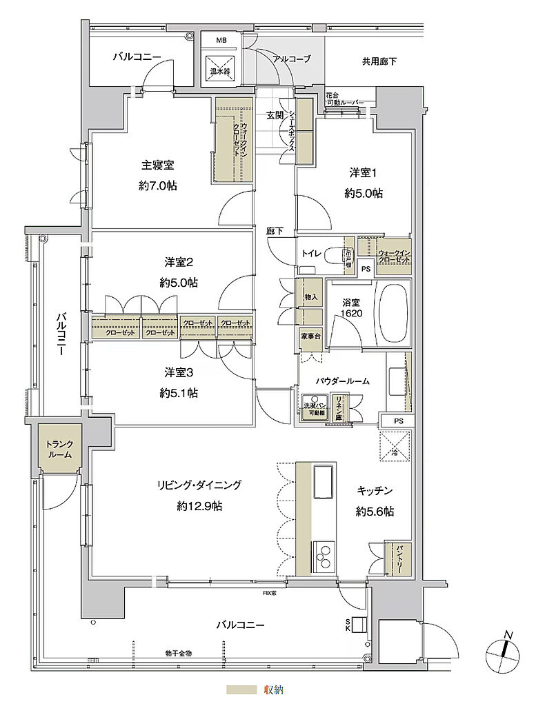 グランドオーク諏訪野町 間取り A
