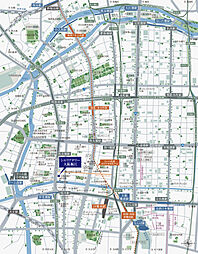 シエリアタワー大阪堀江 現地案内図