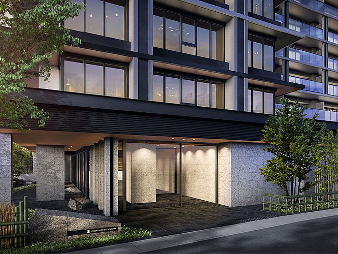 シエリア京都桂川 エントランスアプローチ完成予想図