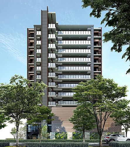 エステムコート三田 ザ・クラブハウス 外観完成予想図