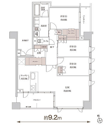 Tステージ豊田浄水 間取り 【最終期】E