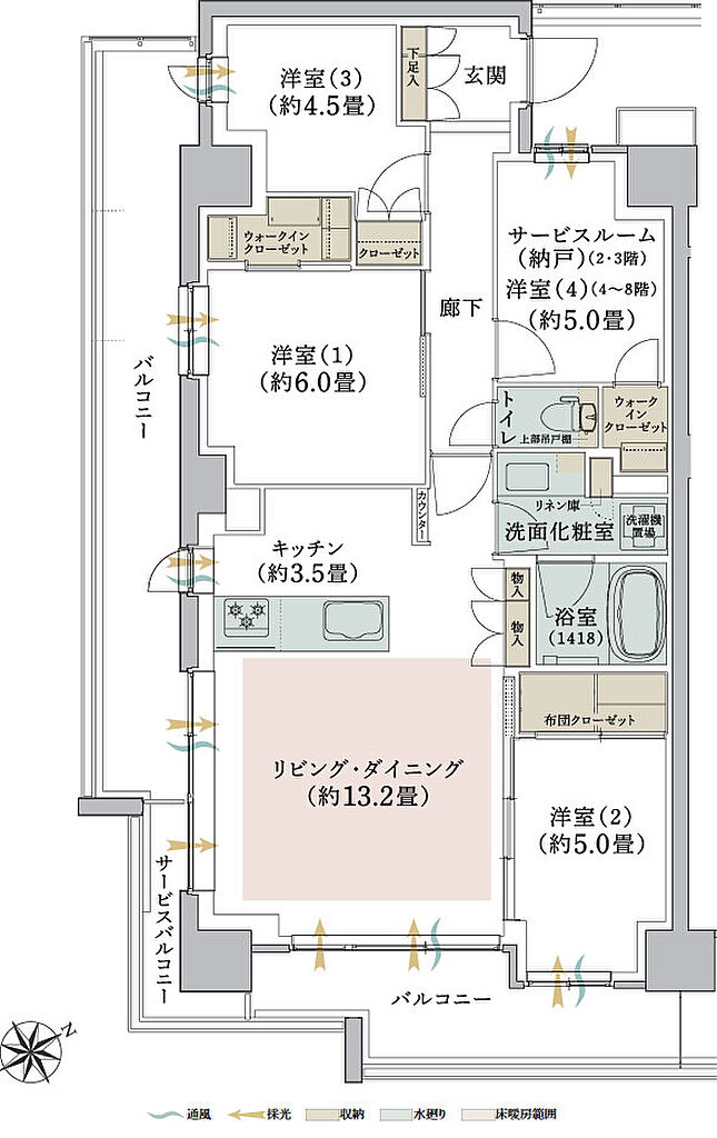 ドーミー ザ・テラス昭島 間取り C