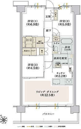 ドーミー ザ・テラス昭島 間取り B1
