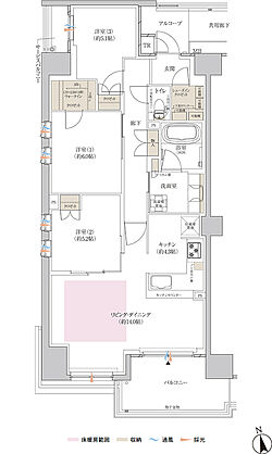 クレヴィアシティ神戸舞子駅前 間取り CA