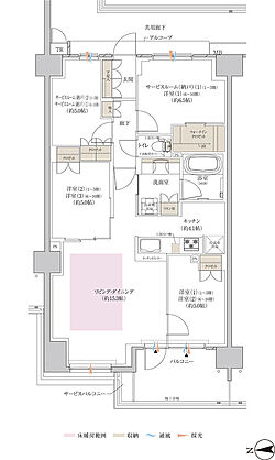 クレヴィアシティ神戸舞子駅前 間取り BH