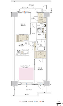 クレヴィアシティ神戸舞子駅前 間取り DG