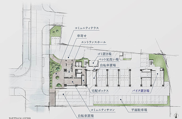 クレヴィアしぎの駅前 共用部