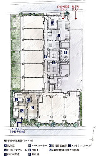 クレヴィア石神井公園 共用部