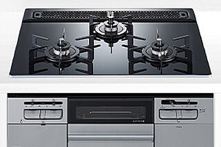 クレヴィア西国分寺 3口ガラストップコンロ