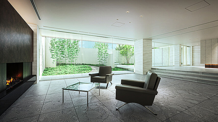 クレヴィア西国分寺 ラウンジ完成予想CG