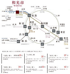 クレヴィア和光 アクセス図