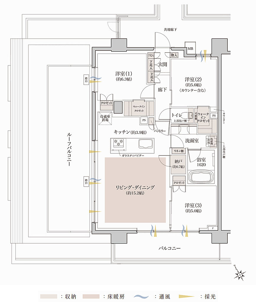 クレヴィア和光 間取り Kr