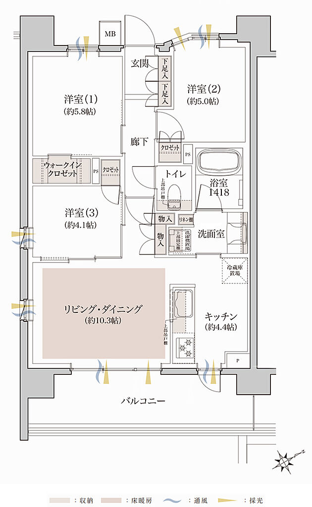 クレヴィア和光 間取り C