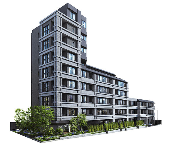 クレヴィア浜田山 外観完成予想CG