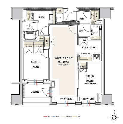 クレヴィア板橋区役所前 間取り B