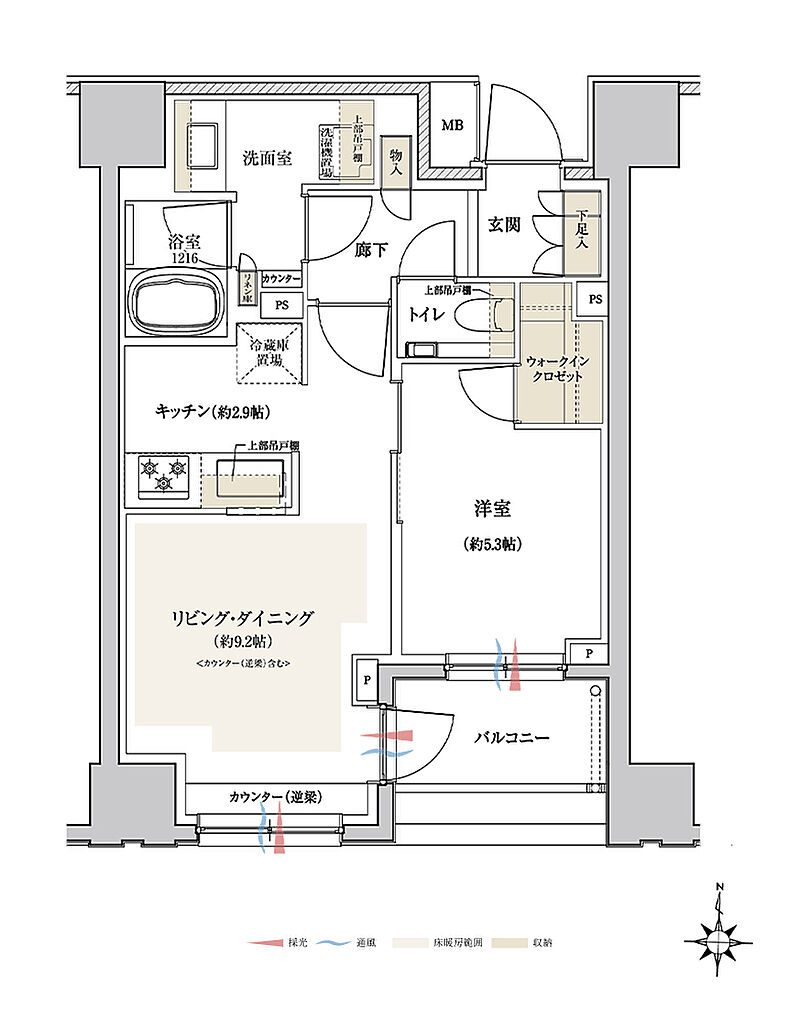 クレヴィア板橋区役所前 間取り C