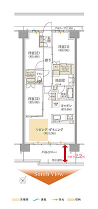 ルナコート三田ウッディタウン中央 間取り L
