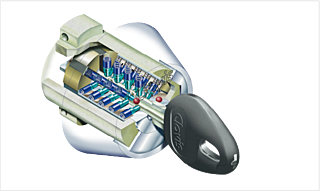 トラスト白木原レジデンス リバーシブルディンプルキー
