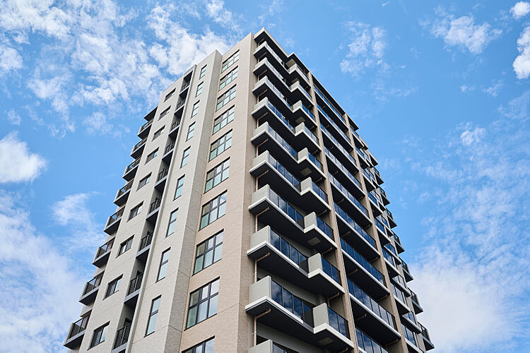 エイリックスタイル那珂川 外観(南西側) 