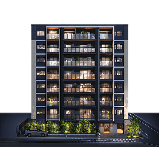 クラブスタイル神松寺 外観完成予想CG