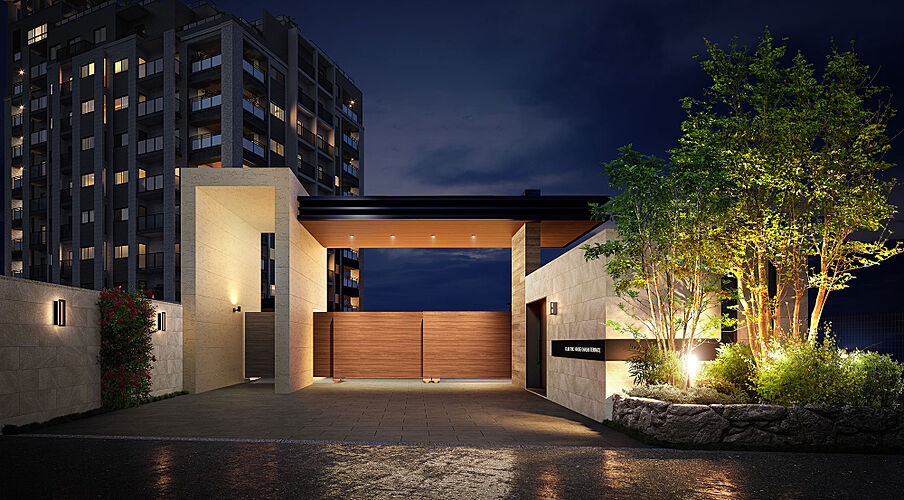 CLUB THE.HOUSE大橋テラス ゲート完成予想CG