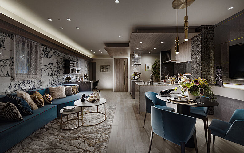 アネシア御器所 リビング・ダイニング