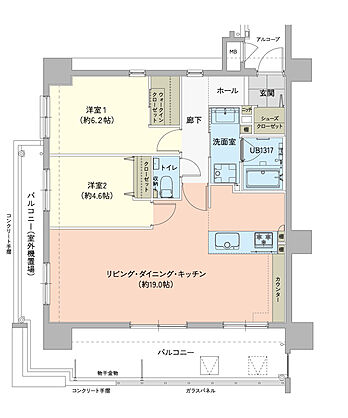 アーバンパレットオリエンス南上原 間取り A【Select Plan】